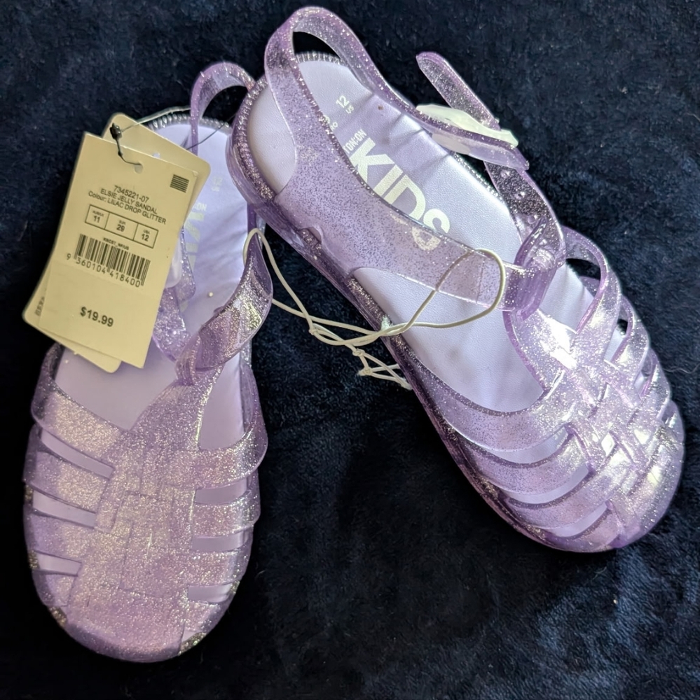 Carters sparkly Purple Kids Sandals
